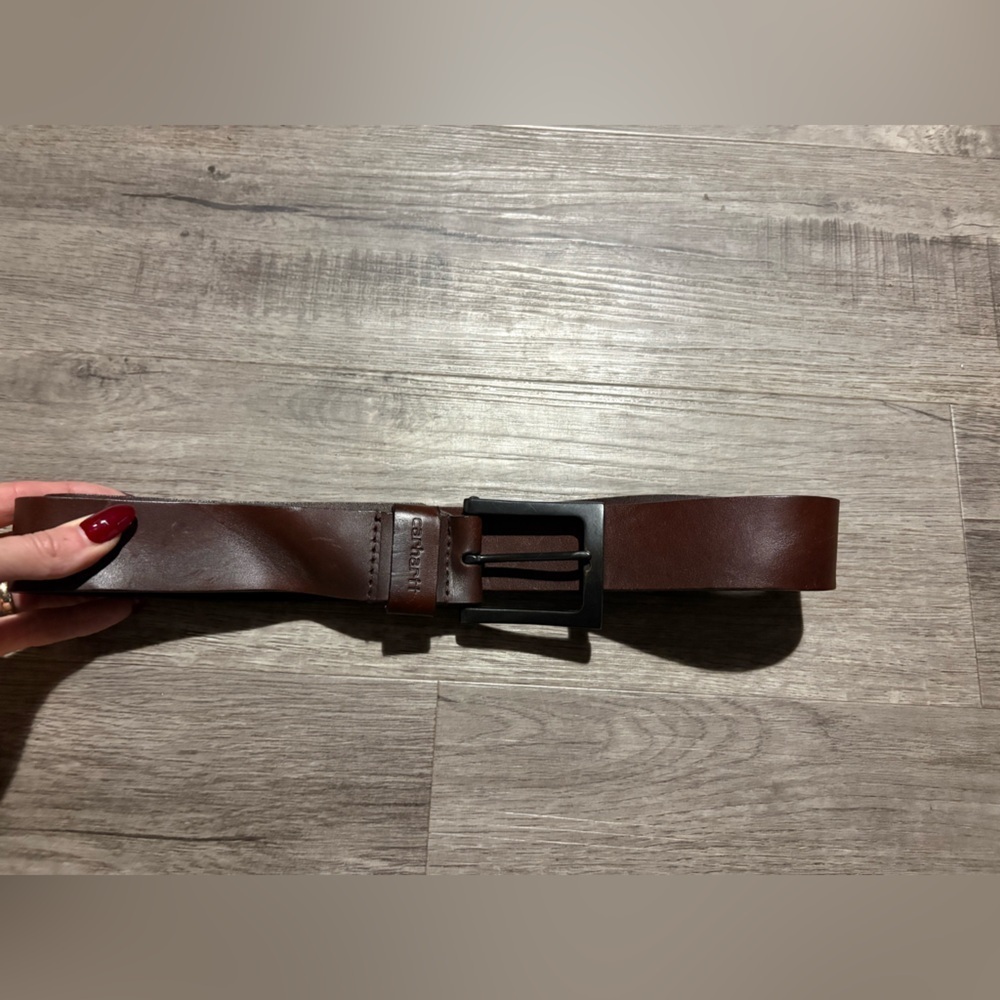 Carhartt Men's Anvil Leather Belt 38
